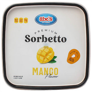 Abe's - Sorbetto Premium Mango (Parve, Dairy-Free, KFP) - 1.65L