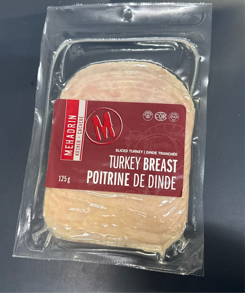 Mehadrin - Silced Turkey Breast (125g)