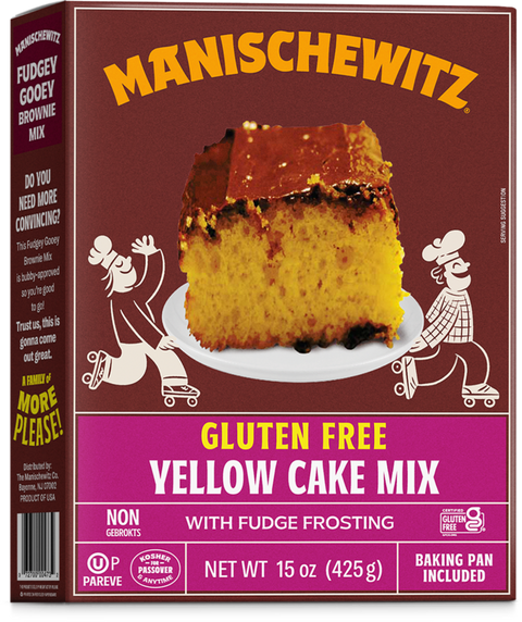 Manischewitz - GF Yellow Cake KFP (15oz)