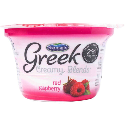 Normans Yogurt - Raspberry Greek Yogurt 2% (5.03oz)