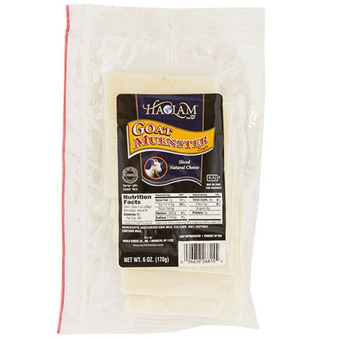 HaOlam - Goat Muenster Slices 6oz KFP