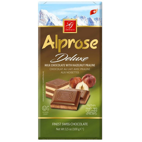 Alprose - Deluxe Milk Chocolate with Hazelnut Praline