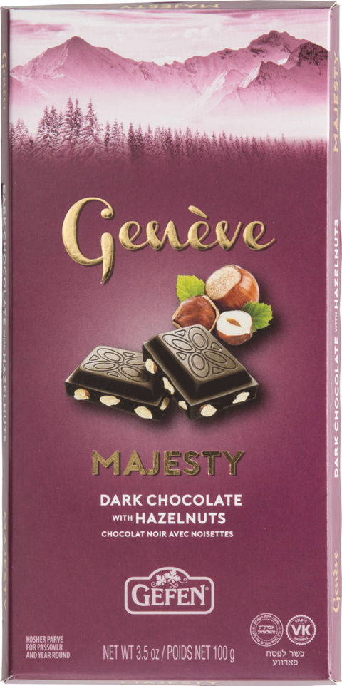 Geneve - Chocolate Bar Dark Hazelnut Majesty KPY 100g