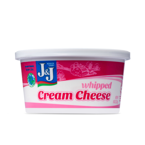 J & J - Whipped Plain Cream Cheese 8oz KFP