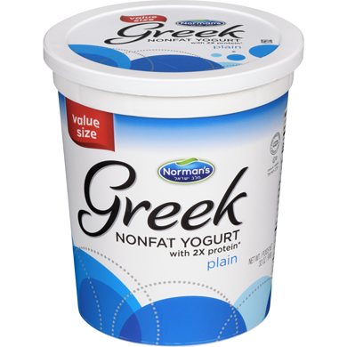 Normans - Greek Plain , Non-Fat (32oz)