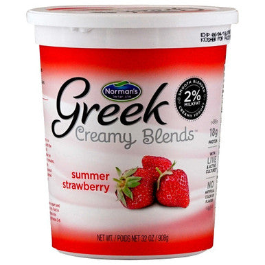Normans - Greek Yogurt Strawberry 2% (32oz)