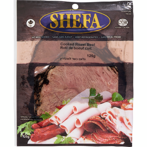 Shefa Deli - Roast beef Sliced (125g)