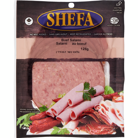 Shefa Deli - Beef Salami Sliced (125g)