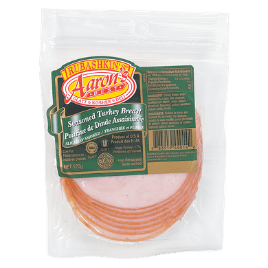 Aarons Best - Glatt Kosher Smoked Turkey Pastrami (125g)