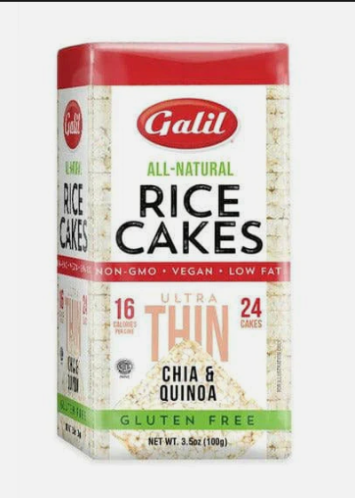 Galil Rice Cakes - Ultra Thin, Chia & Quinoa