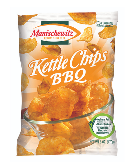 Manischewitz - Kettle Chips BBQ KFP (6oz)