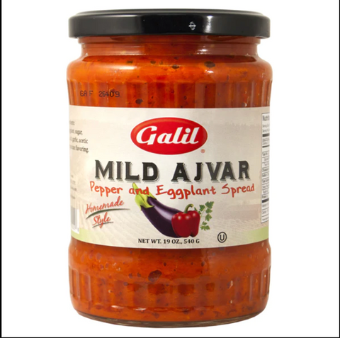 Galil - Mild Ajvar Pepper and Eggplant Spread Homemade style