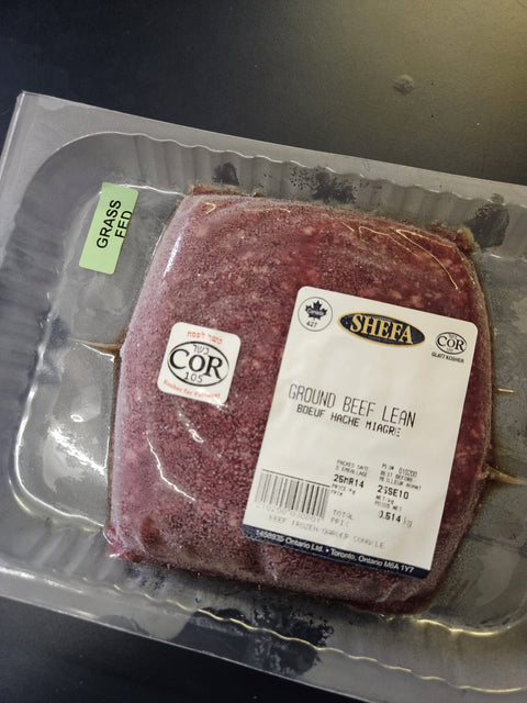 Shefa - GRASS FED Lean Ground Beef ~1.17lbs