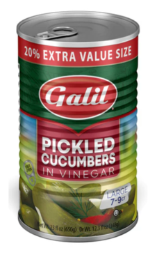 Galil - Pickled Cucumbers in Vinegar