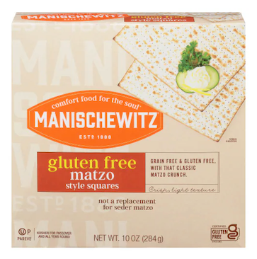 Manischewitz - Matzo Squares Gluten-Free KPY (10oz)