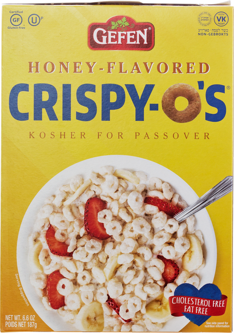 Gefen - Crispy-o's - Honey Flavoured GF KFP