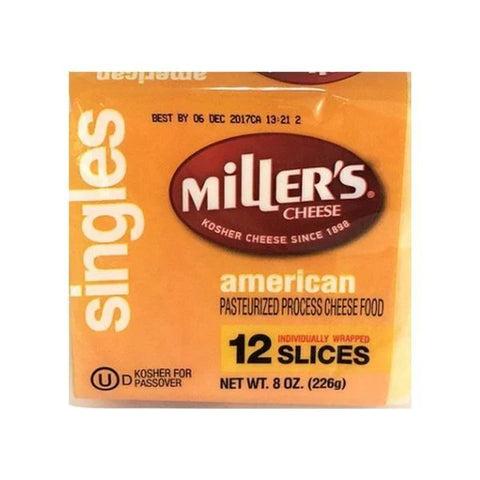 Miller's - American Orange Cheese - 12 Slices KFP