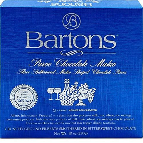 Bartons - Dark Chocolate Matzo Shaped Pieces KFP