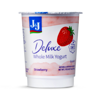 J & J - Deluxe Yogurt Royal Strawberry 6oz