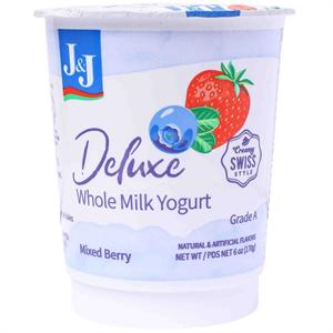 J&J - Deluxe Berry Yogurt 6oz, KFP