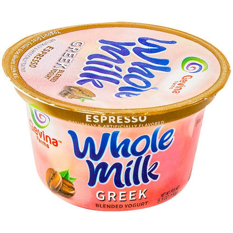 Gevina - Espresso Greek Yogurt (Whole Milk Blended) 5.3oz