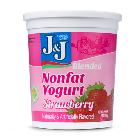 J & J - NF Yogurt Strawberry 2lbs