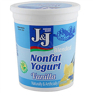 J & J - NF Yogurt Vanilla 2lbs (large)