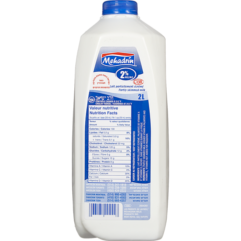 Mehadrin - Milk 2% (2L)