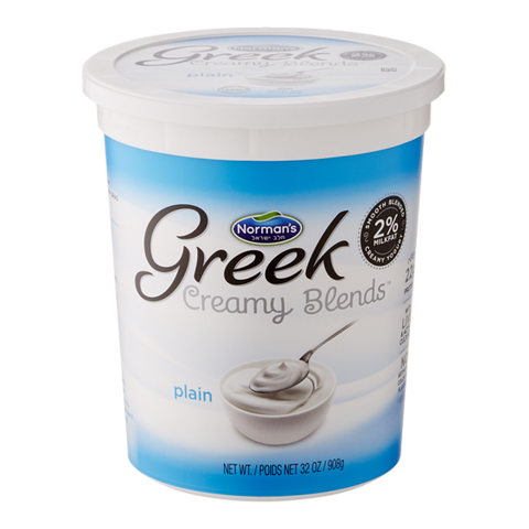 Normans - Greek Yogurt Plain 2% (32oz)