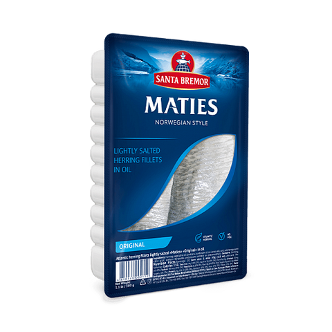 Santa Bremor Maties -  Lightly Salted Herring Fillets in Oil