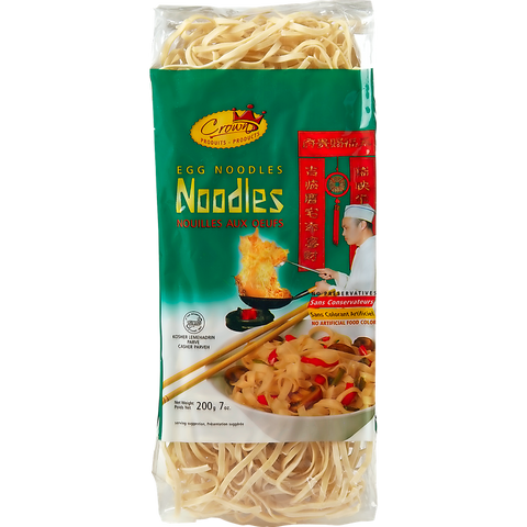 Ushia - Egg Noodles - Wide (Green Package)
