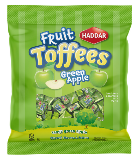 Hadar - Fruit Toffees Green Apple