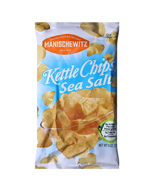 Manischewitz - Kettle Chips Sea Salt KPY