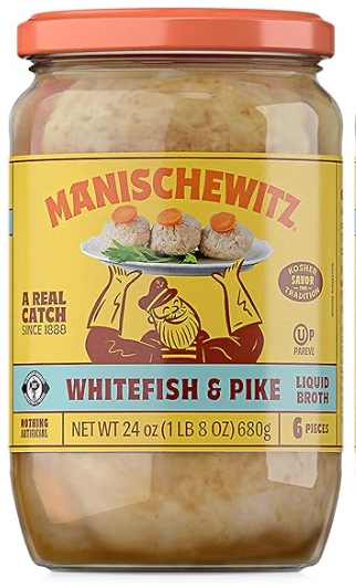 Manischewitz - Gefilte Fish Whitefish and Pike, Jelled Broth KPY