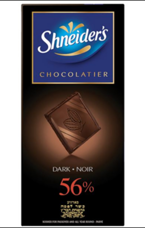 Shneider’s - Dark Chocolate Bar 56% KFPY