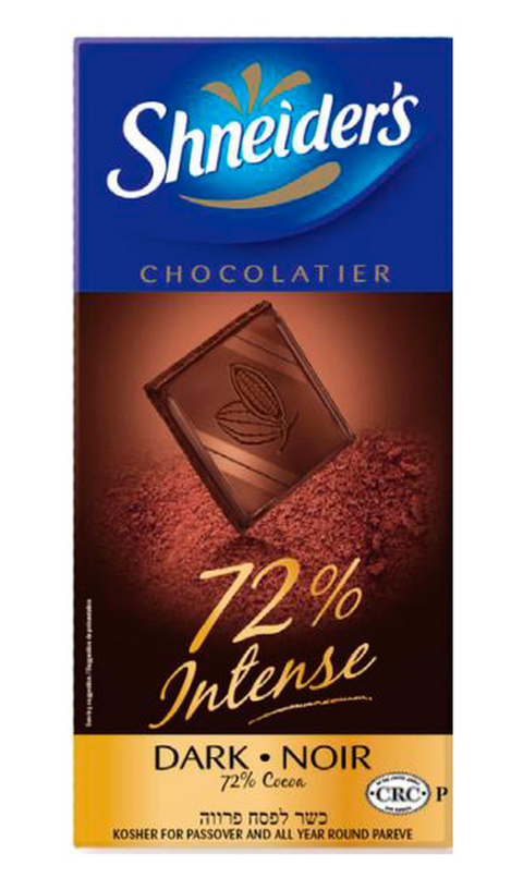 Shneider’s - Dark Chocolate Bar - 72% KFPY