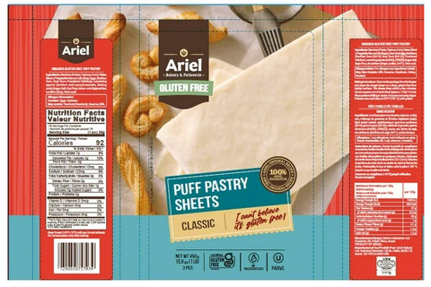 Ariel - Puff Pastry Sheets Gluten-Free