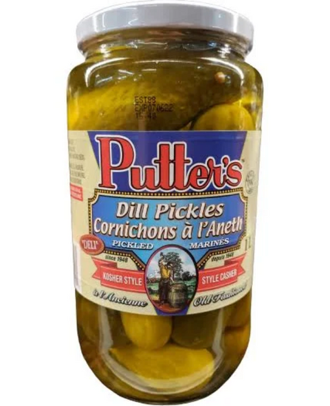 Putter's  Crunchy Dill Pickles 1L