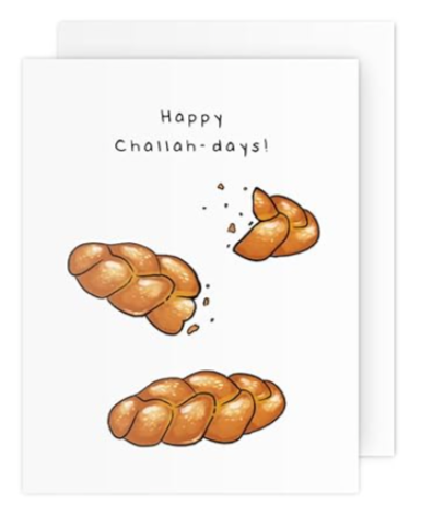 Happy Challah-days! Jewish Holiday Card
