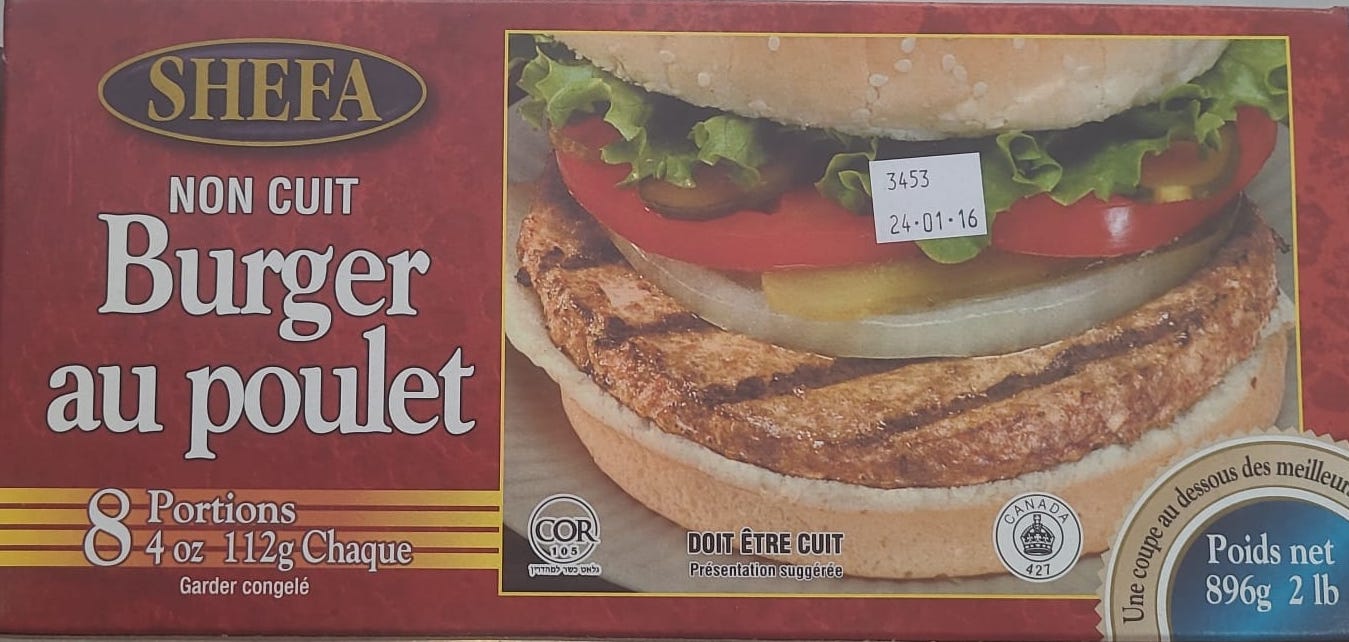 Shefa Chicken Shefa - Chicken Burgers – KFWarehouseBC