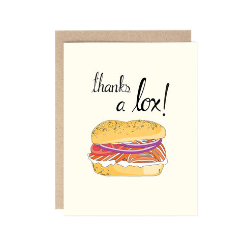 Thanks a Lox - Thank you Card