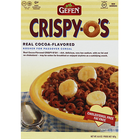 Gefen - Crispy-o's Cereal Cocoa Flavoured GF