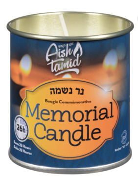 Aish Tamid - Memorial Candle 26hrs (Tin)