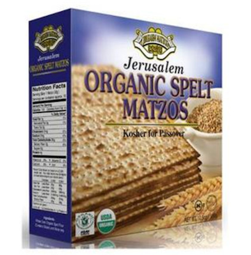 Jerusalem - Organic Spelt Matzos KFP