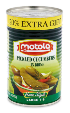 Motola - Pickled Cucumbers in Brine large 7-9