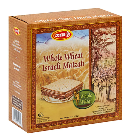 Osem - Israeli Whole Wheat Matzah 5-lbs KFP