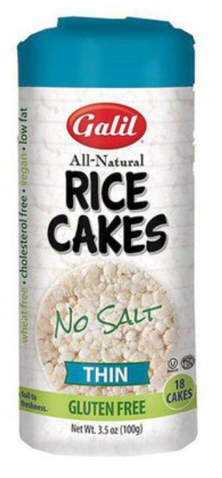 Galil - Rice Cakes - Thin, No Salt