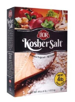 Lior Kosher Salt 4lbs