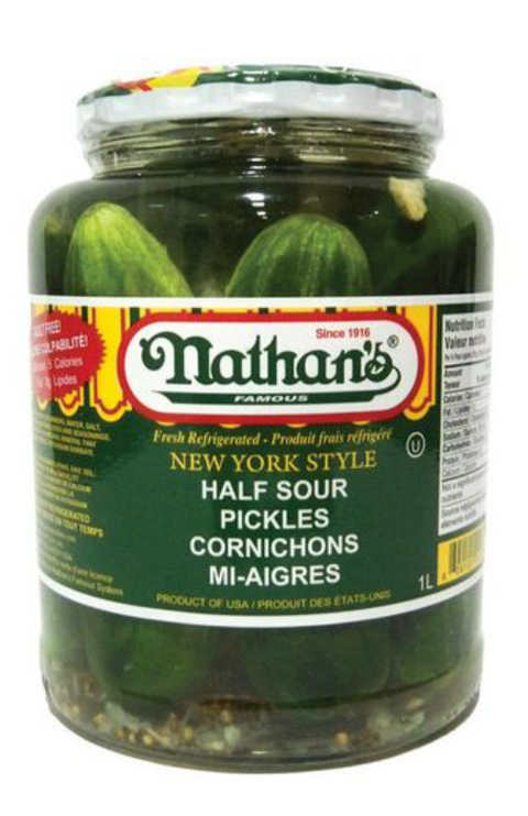 Nathan's - Half Sour Pickles