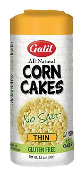 Galil - Corn Cakes - Thin, No Salt